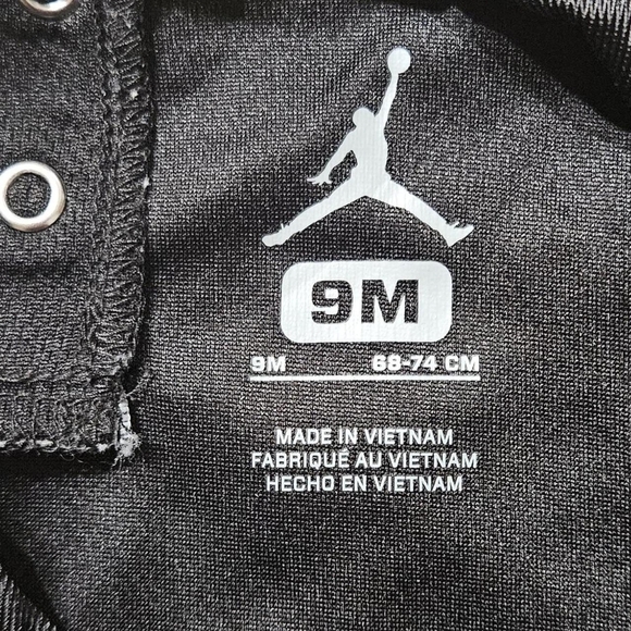 Air Jordan Black and Red Baby Romper - Picture 2 of 8